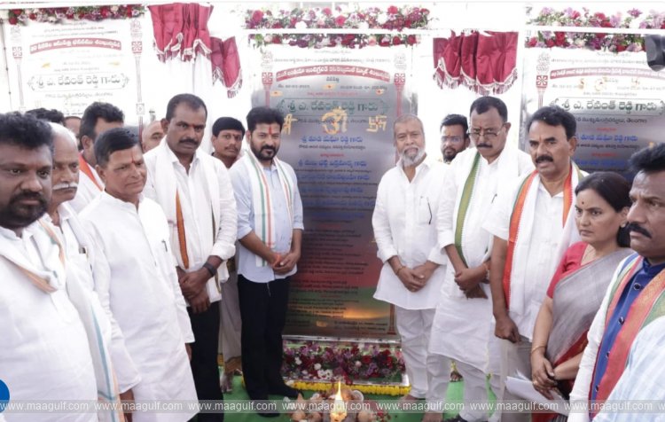 రూ.550 కోట్ల విలువైన అభివృద్ధి పనులకు శంకుస్థాపనలు చేసిన సీఎం రేవంత్