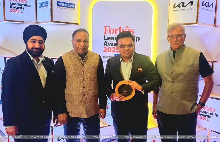 Jay Shah receives Icon of Excellence Award at Forbes India Leadership Awards 2025