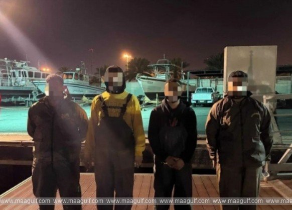 బహ్రెయిన్ కోస్ట్ గార్డ్ అదుపులో నలుగురు మత్స్యకారులు..!!