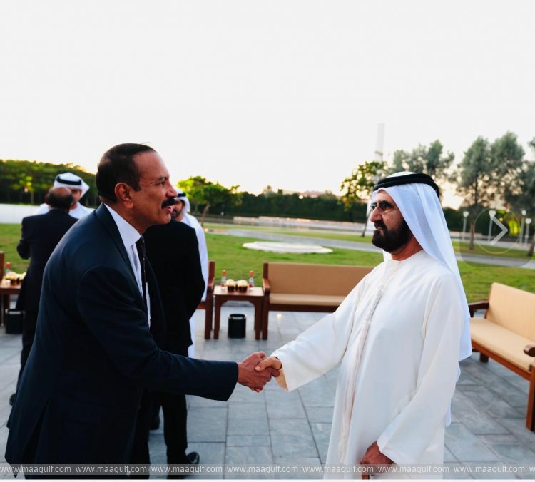 Dr.Azad Moopen offers Ramadan greetings to Sheikh Mohammed
