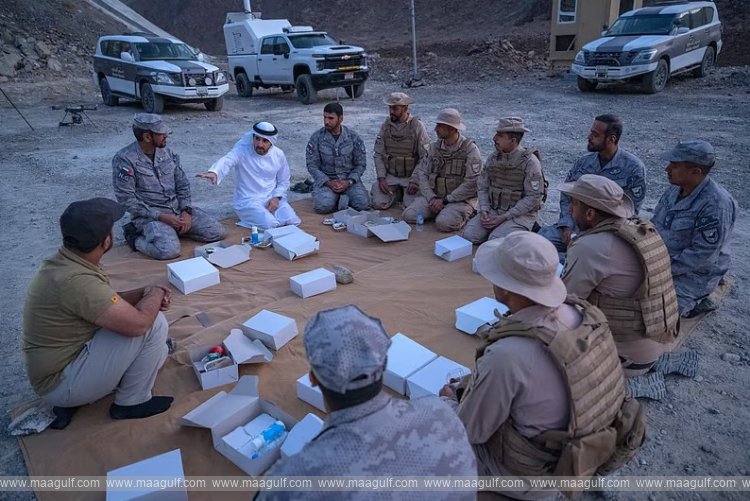 హట్టాలో సైనికులతో కలిసి షేక్ హమ్దాన్ ఇఫ్తార్..!!