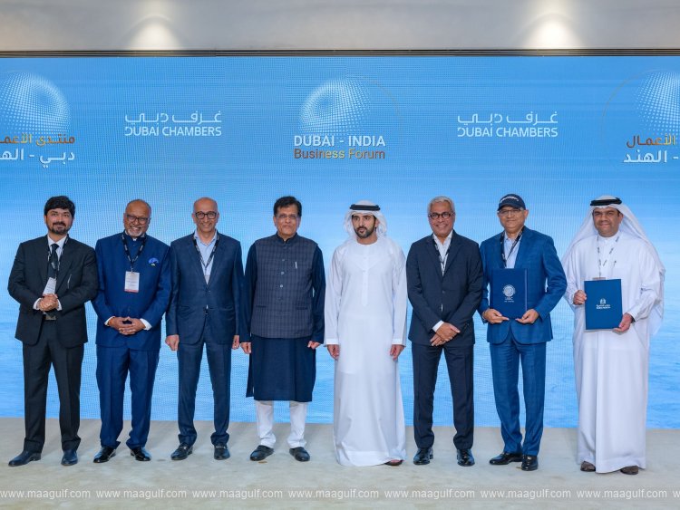 20 Shiekh Hamdan , India’s Minister of Commerce and Industry witness signing of 8 strategic agreements