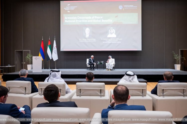 20 Anwar Gargash Diplomatic Academy hosts Armenian President