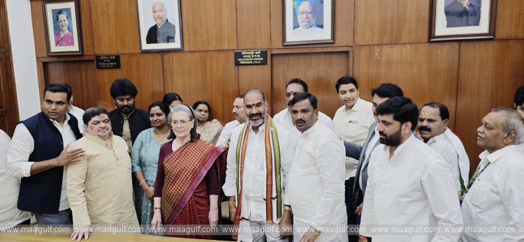 సోనియా గాంధీని కలిసిన తెలంగాణ నాయకులు