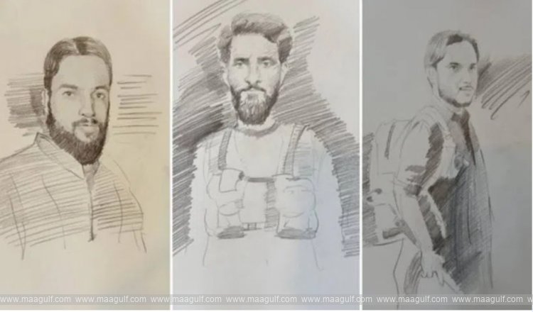 ముగ్గురు ఉగ్రవాదుల ఊహాచిత్రాలు విడుదల..