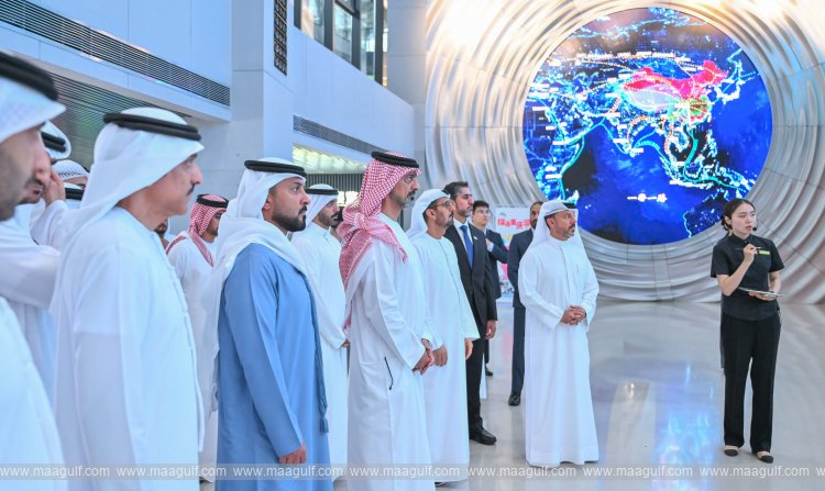 Ajman Crown Prince visits Chongqing Planning Exhibition, Three Gorges Museum