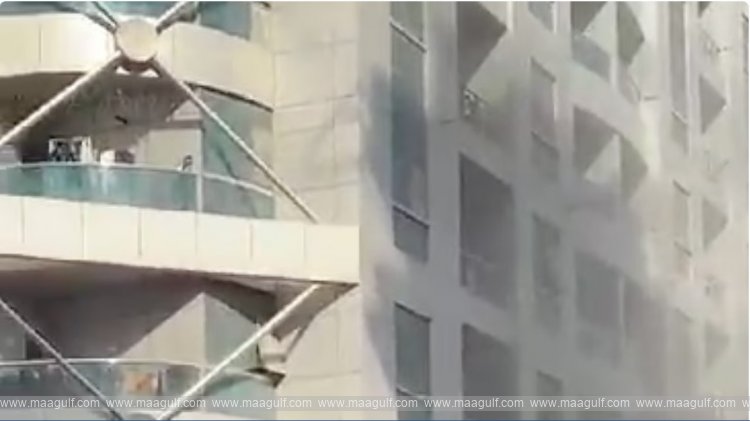 దుబాయ్ బర్షాలో రెండో ఫైర్ యాక్సిడెంట్..