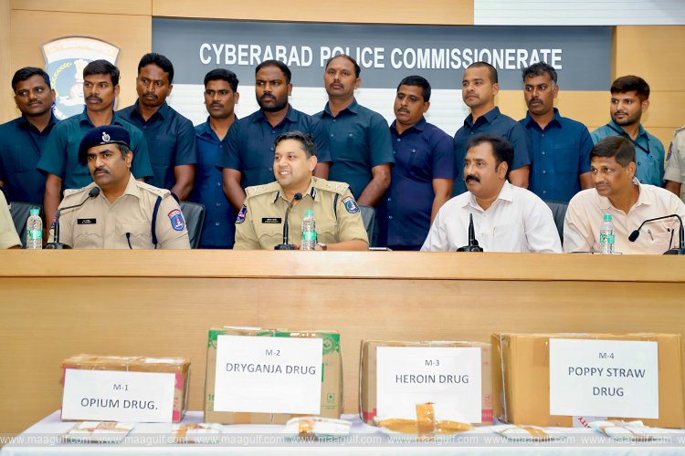 1 సైబరాబాద్: రూ.3 కోట్ల విలువైన హెరాయిన్ పట్టివేత …