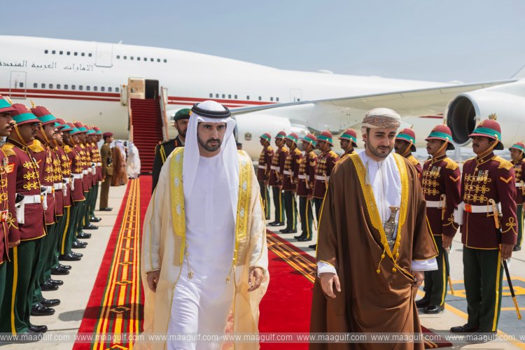 ఒమన్ పర్యటనకు చేరుకున్న దుబాయ్ క్రౌన్ ప్రిన్స్