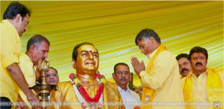 ఎన్టీఆర్ జయంతి సందర్భంగా సీఎం చంద్రబాబు ఘన నివాళి
