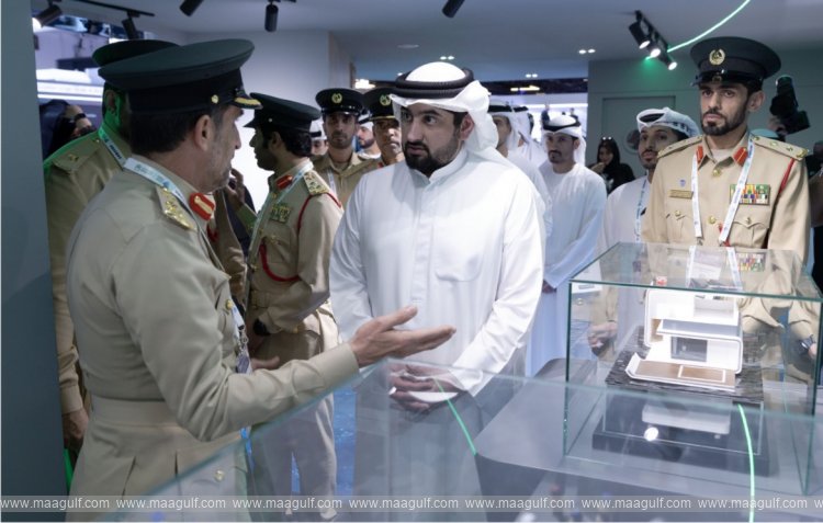 Ahmed bin Mohammed visits World Police Summit 2025
