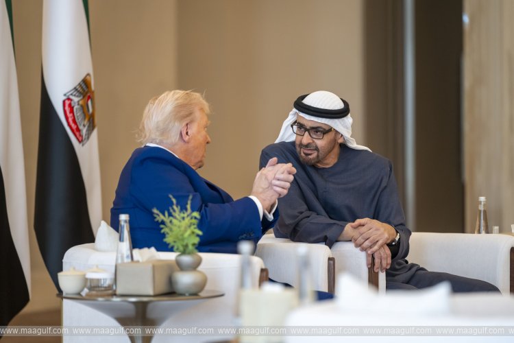UAE President receives US President Trump in official ceremony at Qasr Al Watan
