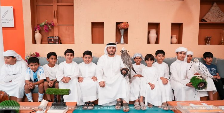 \'Sharjah Children\' members learn about falconry heritage