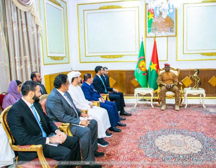 Shakhboot bin Nahyan Al Nahyan meets Burkina Faso’s Interim President