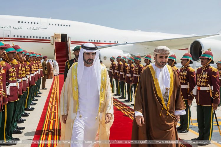 ఒమన్ చేరుకున్న దుబాయ్ క్రౌన్ ప్రిన్స్..!!