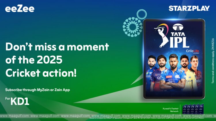 Zain Kuwait brings IPL 2025 to prepaid customers with an exclusive streaming offer at just KD1