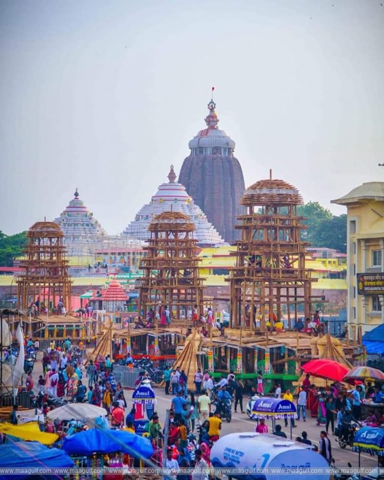1 రథయాత్ర 2025 శ్రీ జగన్నాథ్ ధామ్ నుండి చెక్క పని నిర్మాణం..పూరి ధామ్