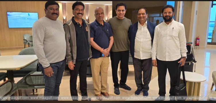 బ్రిటన్, అమెరికా పర్యటనకు బయలుదేరిన కెటిఆర్