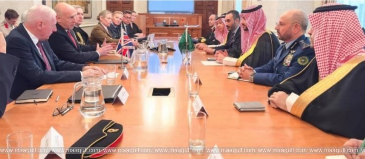 సైనిక సహకారంపై చర్చించిన బ్రిటిష్, సౌదీ రక్షణ మంత్రులు..!!
