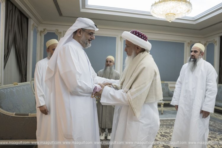 Sharjah CP receives Sultan of Dawoodi Bohra community