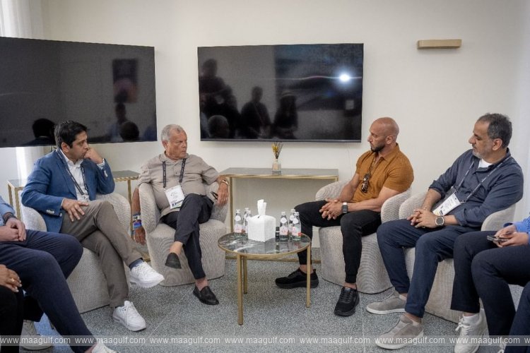 20 Abdulla Al Hamed holds high-level meetings with global media executives in Cannes