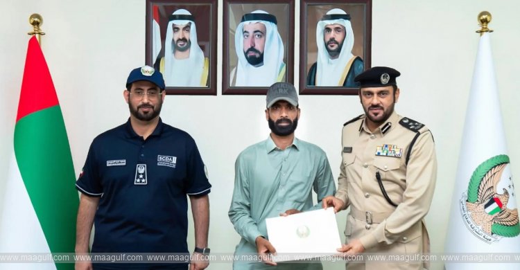 Sharjah Civil Defence honours Asian resident for bravery