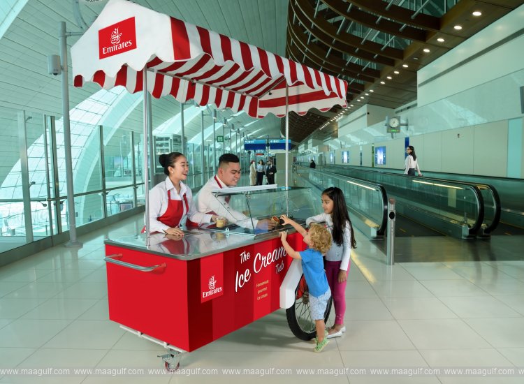Free Emirates ice cream awaits as Dubai departures soar