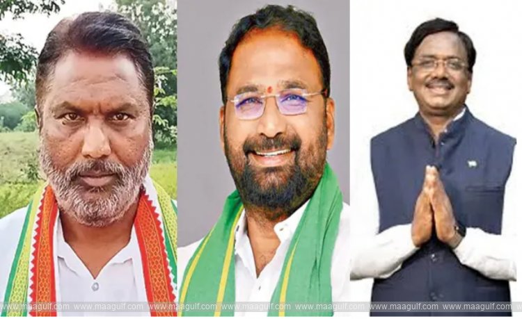 తెలంగాణ: ఈ రోజు మధ్యాహ్నం ముగ్గురు కొత్త మంత్రుల ప్రమాణస్వీకారం