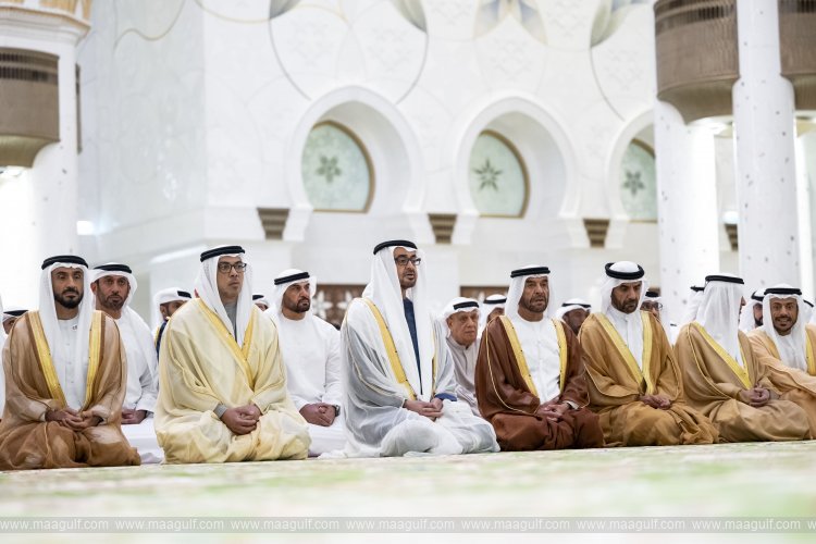 20 UAE President performs Eid Al-Adha prayer at Sheikh Zayed Grand Mosque in Abu Dhabi