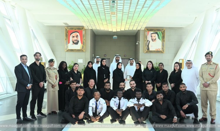 Dubai Tourist Police familiarise Dubai Frame with Provided Security Services
