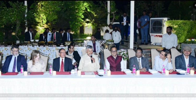 ఏపీ: ఐటీ దిగ్గజాలకు సీఎం చంద్రబాబు విందు