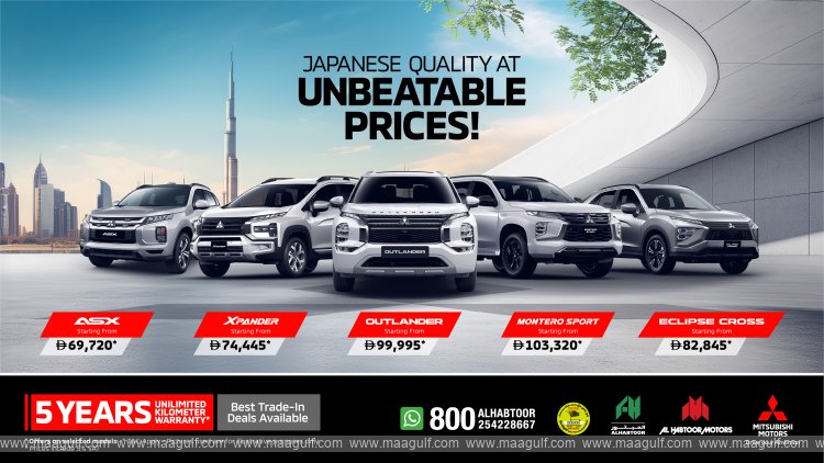 20 Al Habtoor Motors and Mitsubishi make Summer drives more affordable for all