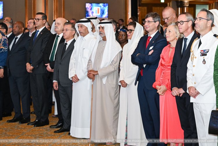 Nahyan bin Mubarak attends French Embassy\'s reception on National Day