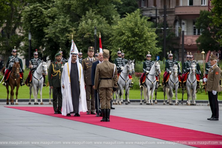 20 President of Hungary hosts official welcome ceremony for UAE President