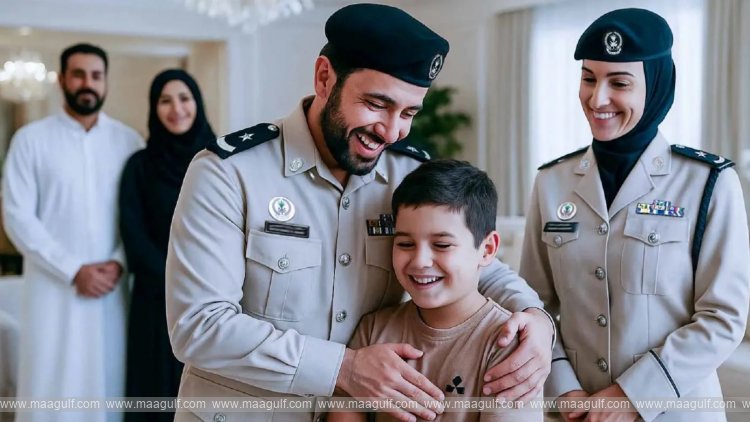 Sharjah Police restore calm to child after traffic scare