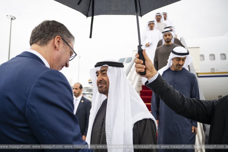 UAE President arrives in Serbia on working visit