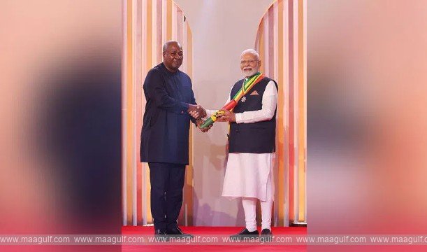 1 ప్రధాని మోదీకి ఘనా జాతీయ పురస్కారం