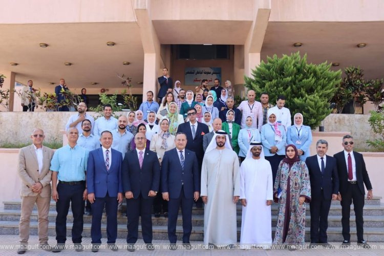 20 UAE delegation reviews Alexandria University\'s programmes in preparation for opening its branch in UAE