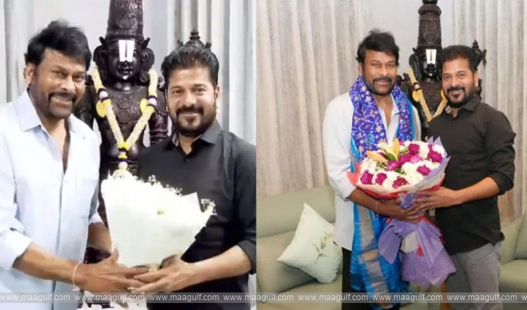 1 సీఎం రేవంత్ ని కలిసిన చిరంజీవి..