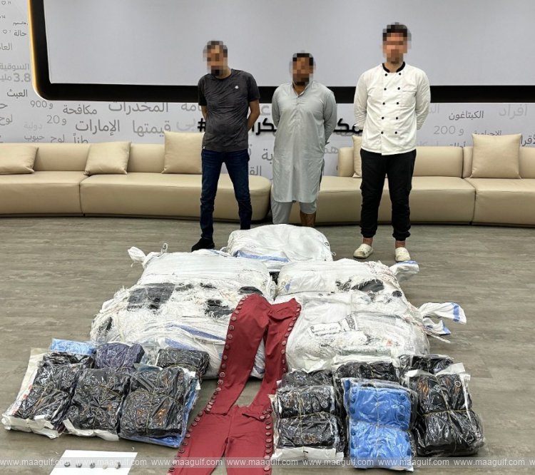 20 Dubai Police Foil Smuggling of 89,760 Captagon Pills Concealed in Clothing Buttons