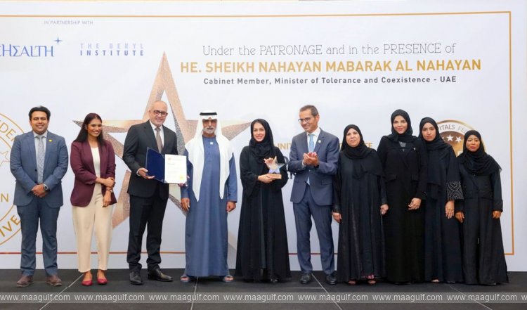 20 Nahyan bin Mubarak honours healthcare institutions at Golden Initiative Awards