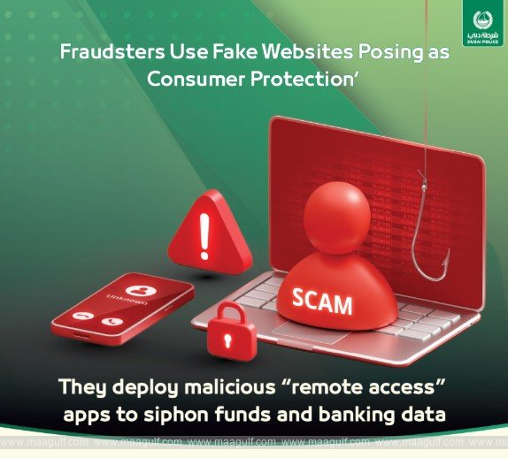 Dubai Police Warn of Fraudulent Websites Impersonating Consumer Protection
