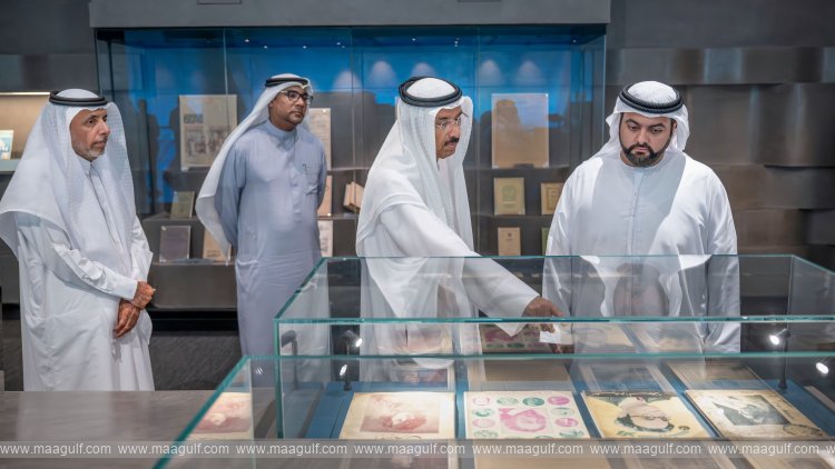Fujairah Crown Prince visits Mohammed bin Rashid Al Maktoum Library