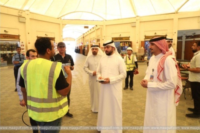 Inspections at the famous market in Isa Town..!!