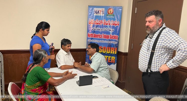 NATS మిస్సౌరీ విభాగం ఆధ్వర్యంలో ఉచిత వైద్య శిబిరం