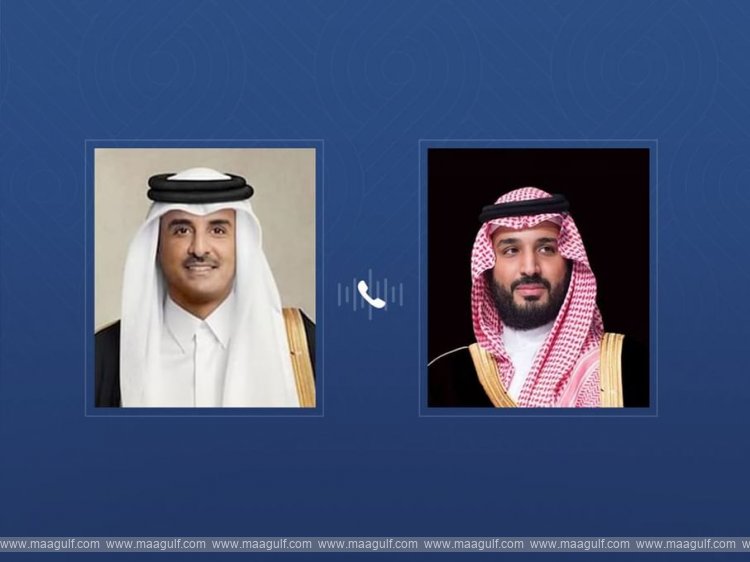 Saudi Crown Prince holds phone call with Emir of Qatar, condemns Israeli attack