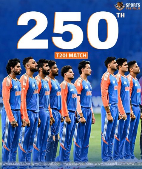 Team India completes 250 matches in T20 forma