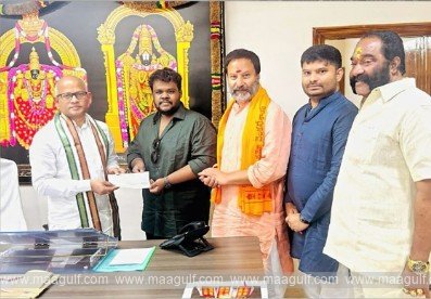 Donation of Rs.10 lakhs to TTD