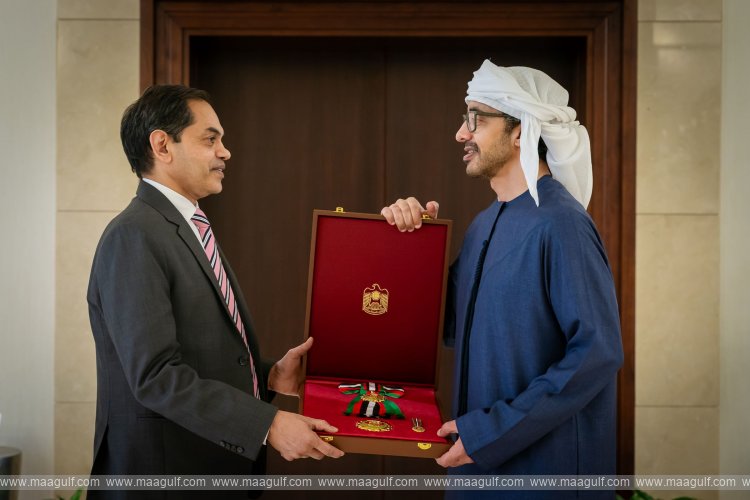 UAE President confers First-Class Order of Zayed II on Indian Ambassador