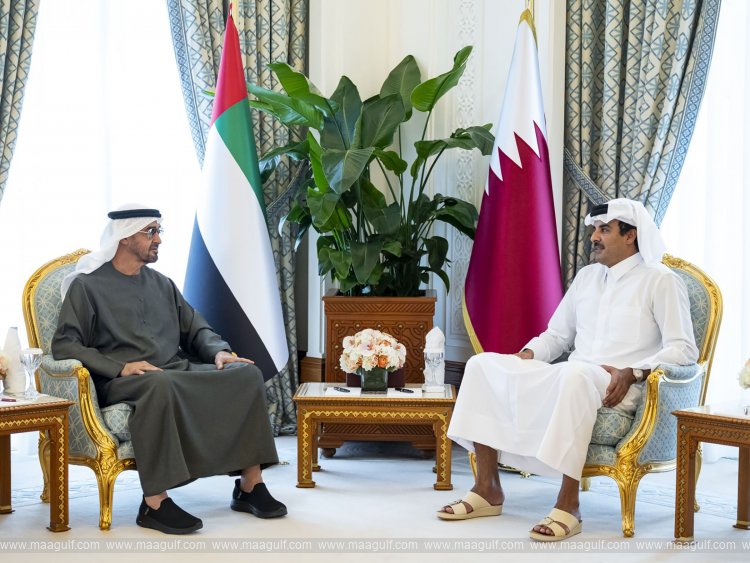 20 UAE President reaffirms support for Qatar’s sovereignty during meeting with Emir Sheikh Tamim